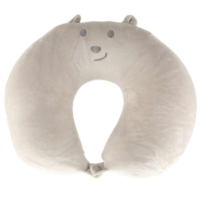 Travel cushion 2in1 neck roll for aeroplane car teddy bear mascot
