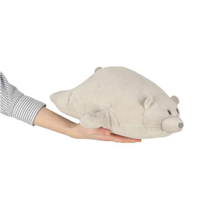 Travel cushion 2in1 neck roll for aeroplane car teddy bear mascot