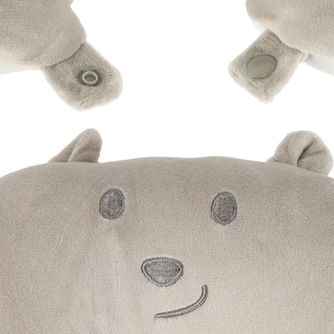 Travel cushion 2in1 neck roll for aeroplane car teddy bear mascot