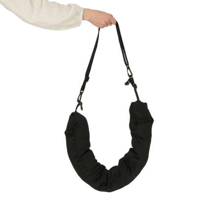 Travel pillow travel storage compartment black