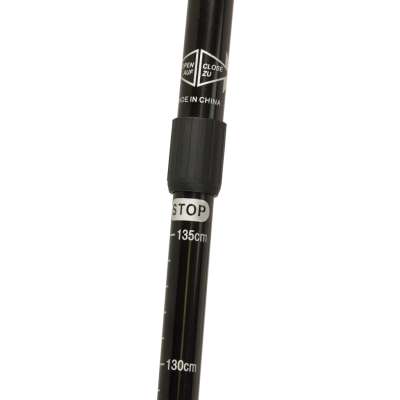 Trekking poles for Nordic walking folding 2 pieces black