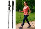 Trekking poles for Nordic walking folding 2 pieces black 7