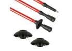 Trekking poles for Nordic walking folding 2 pieces red 4