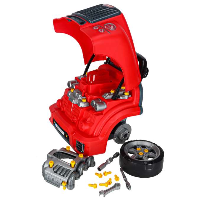 Truck engine dismantling motor kit mechanic moving parts