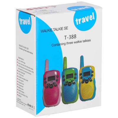 Walkie talkie walkie talkie for children set 3 pieces