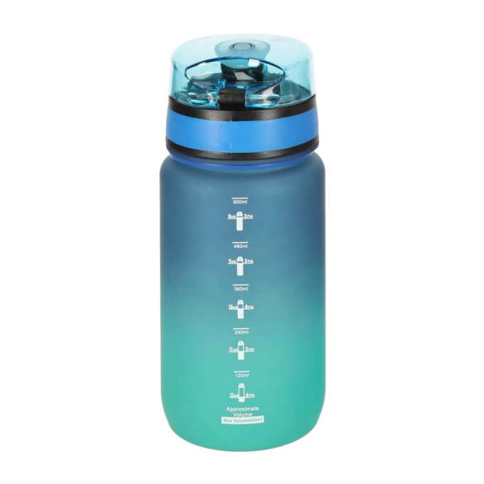 Water bottle bidon 600ml blue-green
