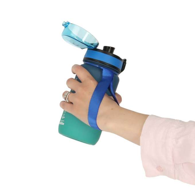 Water bottle bidon 600ml blue-green