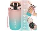Water bottle bidon 600ml pink and blue 1