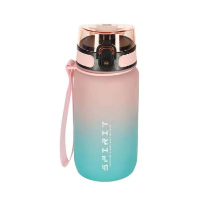 Water bottle bidon 600ml pink and blue
