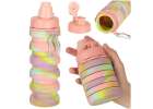 Water bottle bidon folding 500ml rainbow 1