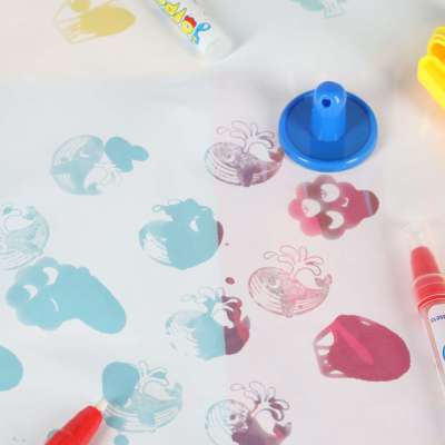 Water mat for painting water drawing markers stamps stencils roller 100x80cm alphabet