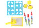 Water mat for painting water drawing markers stamps stencils roller 100x80cm alphabet 8