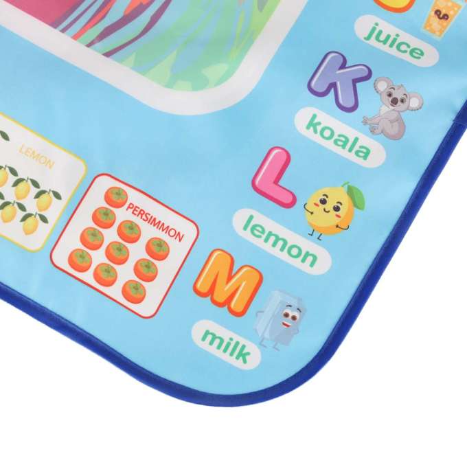 Water mat for painting water drawing markers stamps stencils roller 100x80cm alphabet