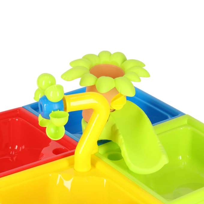 Water table four piece paddle watering can stool