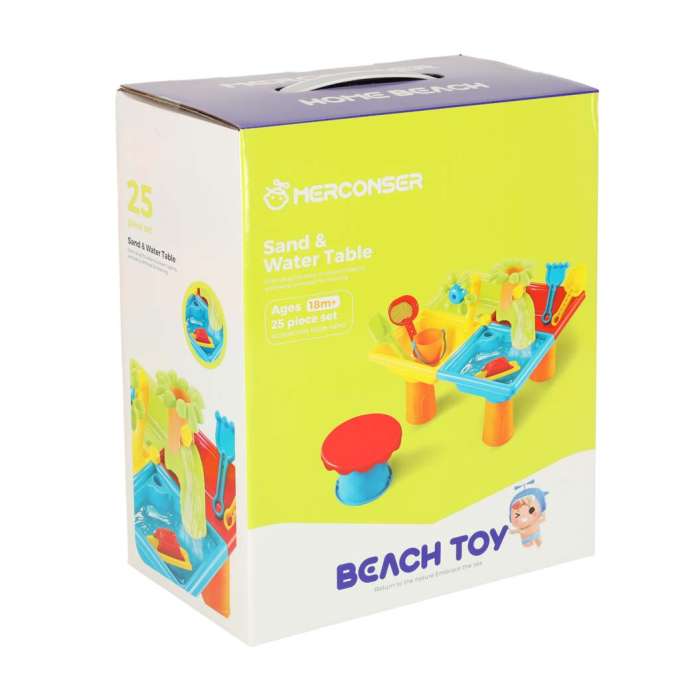Water table four piece paddle watering can stool