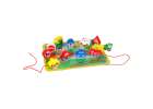 Wooden blocks for threading board board cars vehicles 2