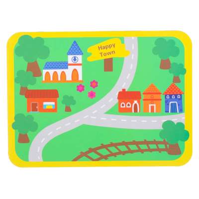 Wooden blocks for threading board board cars vehicles