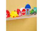 Wooden blocks for threading board board cars vehicles 12
