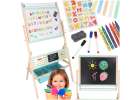 Wooden chalkboard LULILO Kredo accessories chalk markers magnets baskets 110cm 1