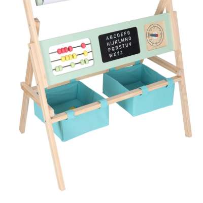 Wooden chalkboard LULILO Kredo accessories chalk markers magnets baskets 110cm