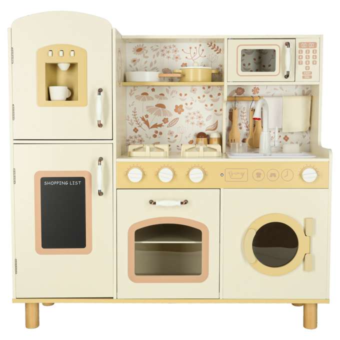 Wooden kitchen water tap sounds lights 90cm