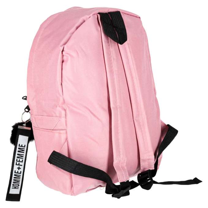Youth single compartment school backpack pink