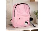 Youth single compartment school backpack pink 12