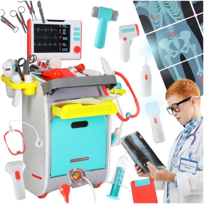 Zestaw lekarza stacja medyczna mały doktor 34 elementY