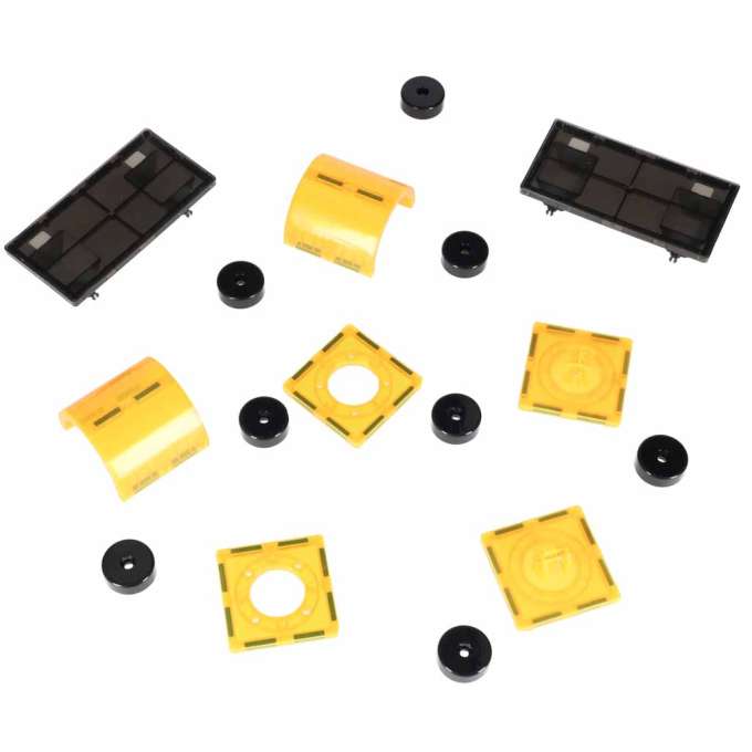3D construction magnetic blocks 90 elements