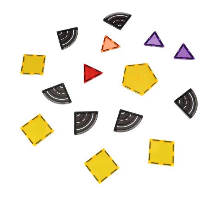 3D construction magnetic blocks 90 elements