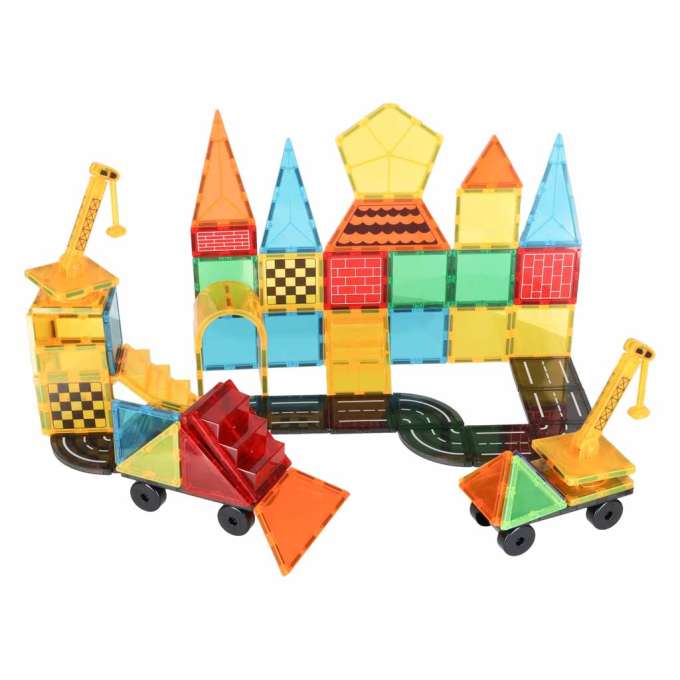 3D construction magnetic blocks 90 elements