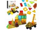 3D construction magnetic blocks construction vehicles 50 elements 1