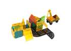 3D construction magnetic blocks construction vehicles 50 elements 4