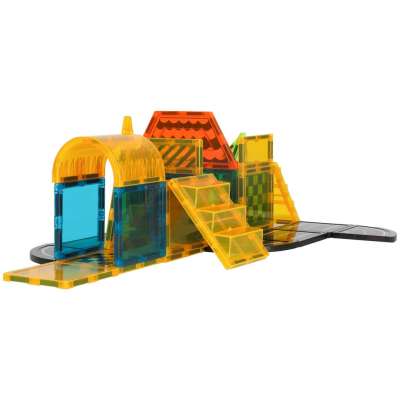 3D construction magnetic blocks construction vehicles 50 elements