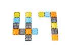 3D construction magnetic building blocks construction machinery 92 pieces 5