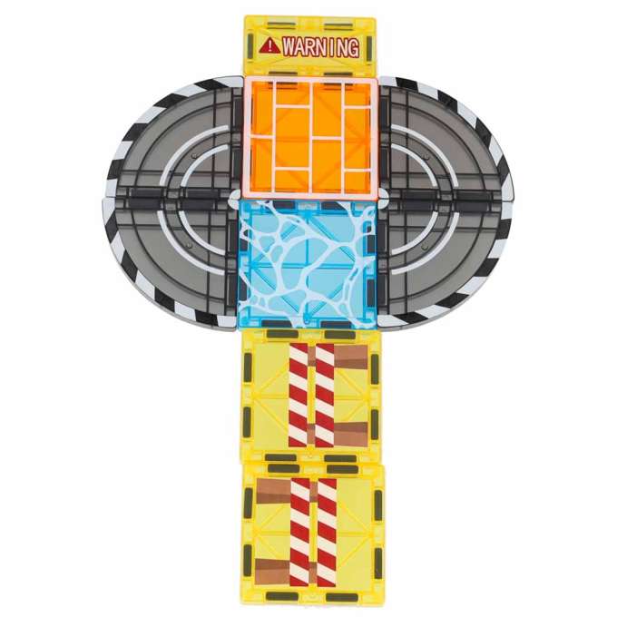3D construction magnetic building blocks construction machinery 92 pieces