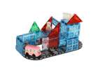 3D magnetic construction blocks city cars 91 elements 4