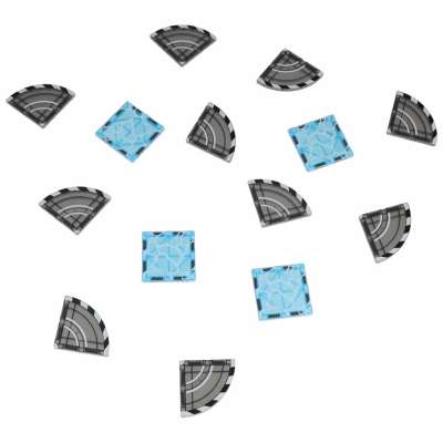 3D magnetic construction blocks city cars 91 elements