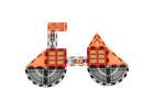 3D magnetic construction blocks fire department 2 cars 92 elements 5