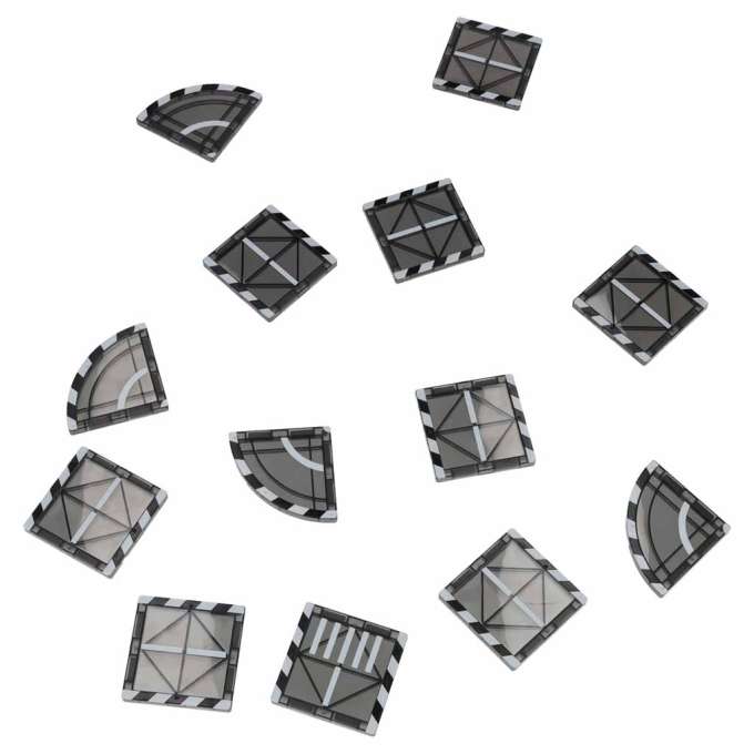 3D magnetic construction blocks fire department 48 elements