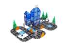 3D magnetic construction blocks police police cars 91 elements 2