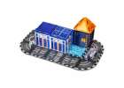 3D magnetic construction blocks police police cars 91 elements 4