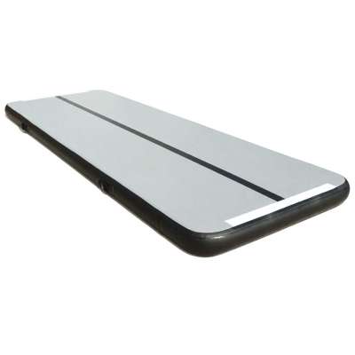 Air Track Gymnastics Mat Exercise Mat Inflatable Gray