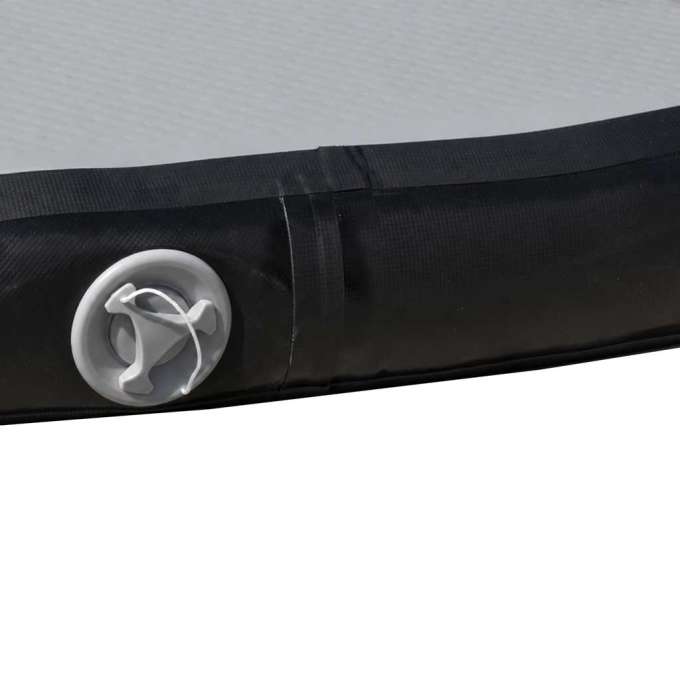 Air Track Gymnastics Mat Exercise Mat Inflatable Gray
