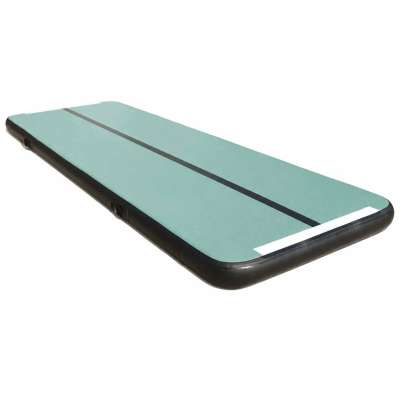 Air Track Gymnastics Mat Exercise Mat Pump Green