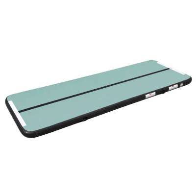 Air Track Gymnastics Mat Exercise Mat Pump Green