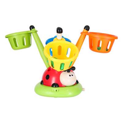 Arcade game for children jump rope launcher target throw ladybug 4-in-1