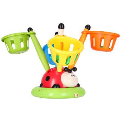 Arcade game for children jump rope launcher target throw ladybug 4-in-1