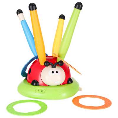 Arcade game for children jump rope launcher target throw ladybug 4-in-1