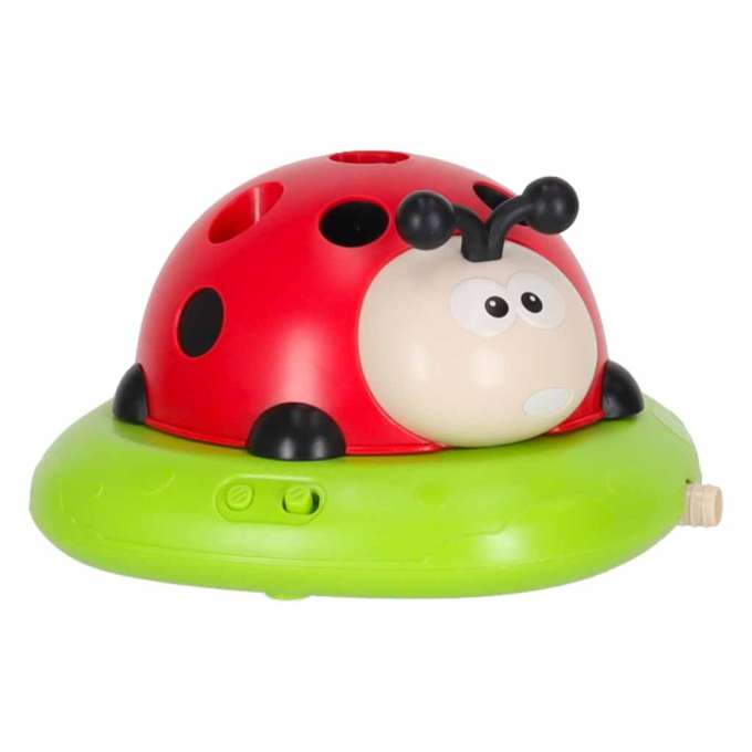 Arcade game for children spinning pole target throwing ladybug 5-in-1